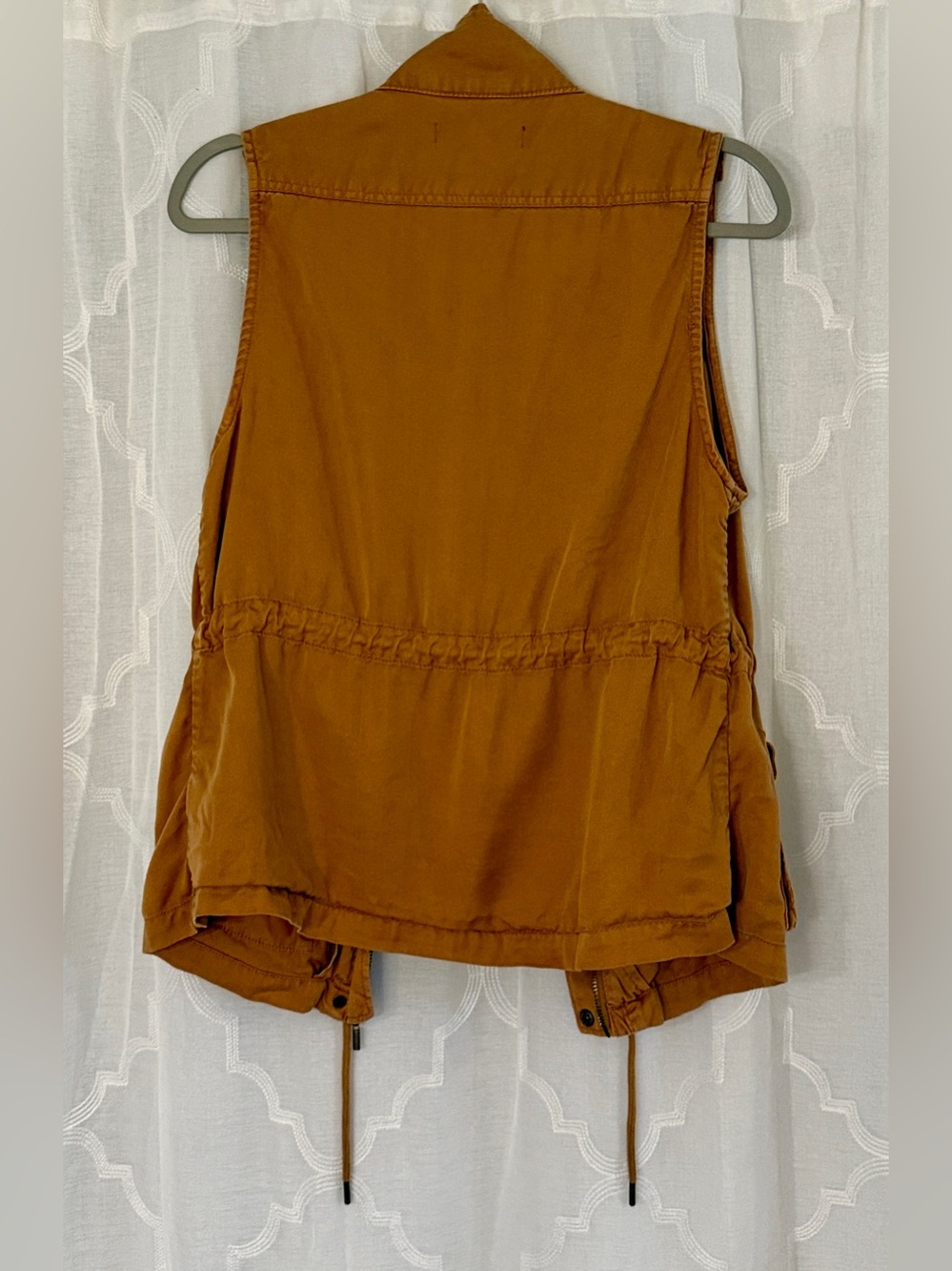 Trixxi Utility Cargo Vest Size Medium Camel Safari Military Style - Picture 9 of 10